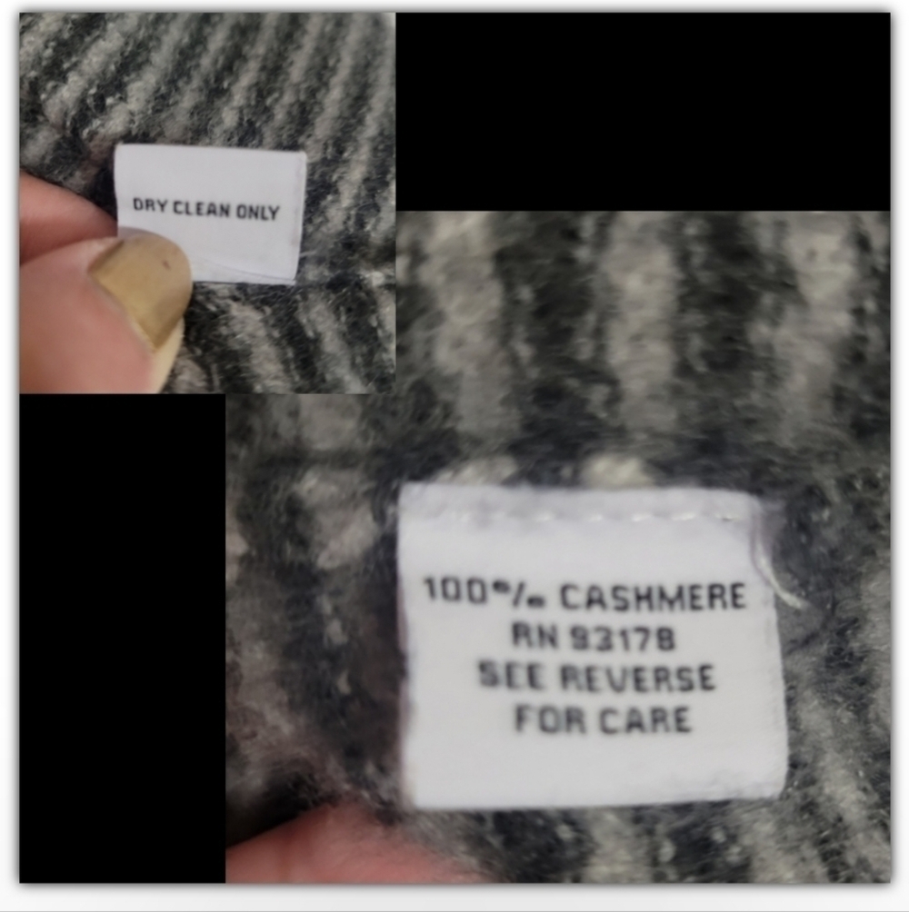 The Cashmere project sweater 100% Cashmere long open cardigan with pockets - Picture 9 of 9